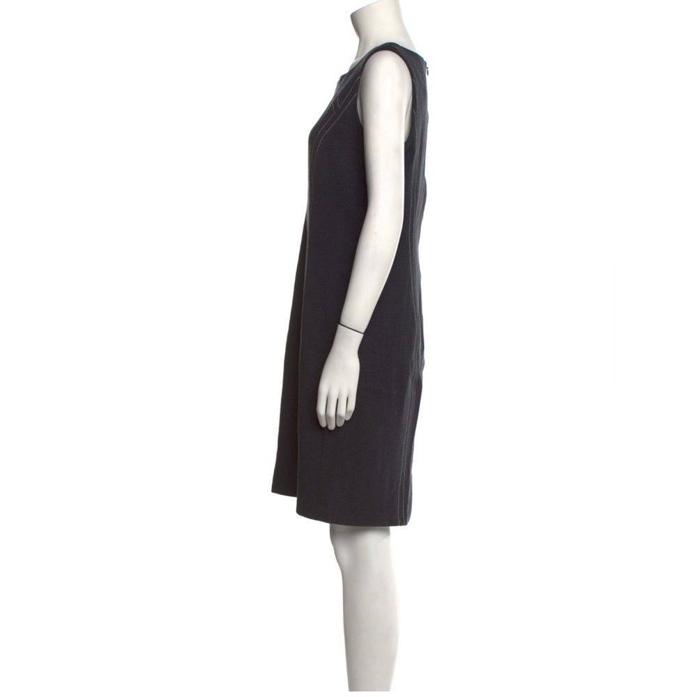 Carolina Herrera scoop neck Elegant Black Sleeveless Dress size M - Picture 3 of 6